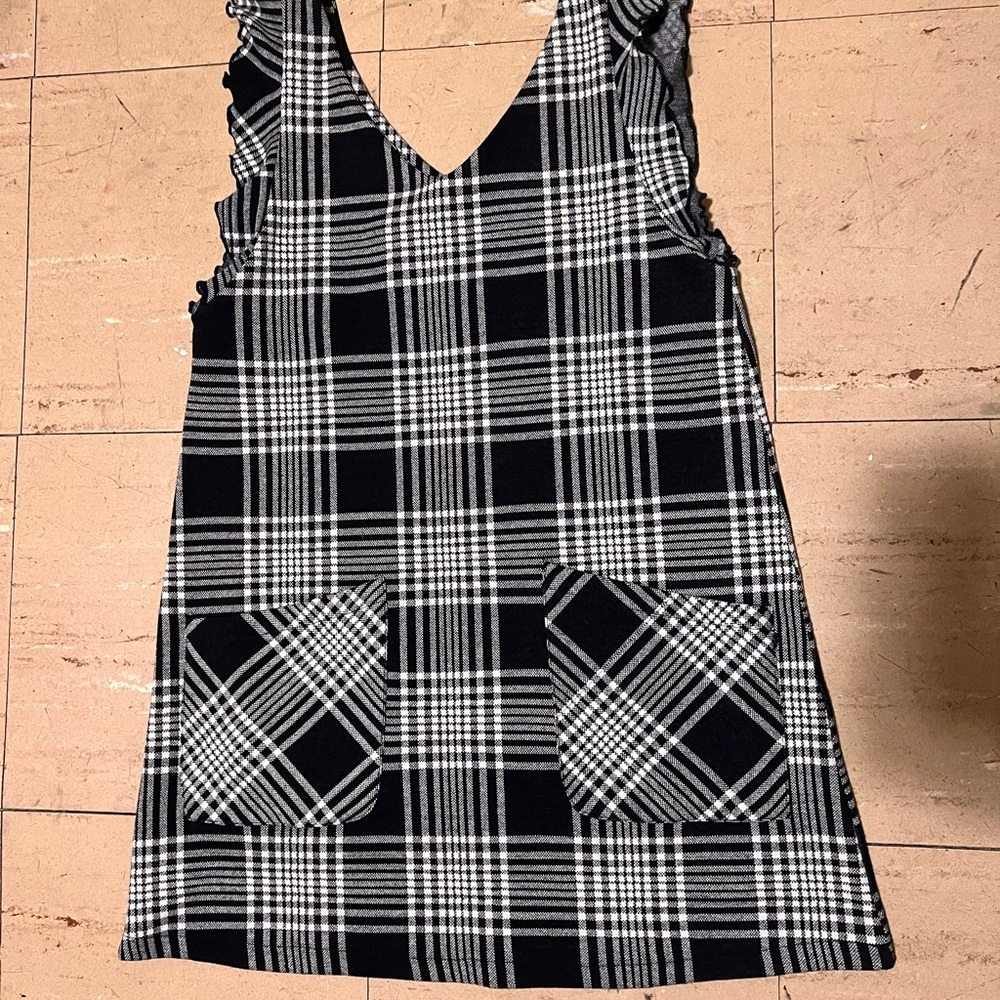 Zara kids tweed dress/overalls